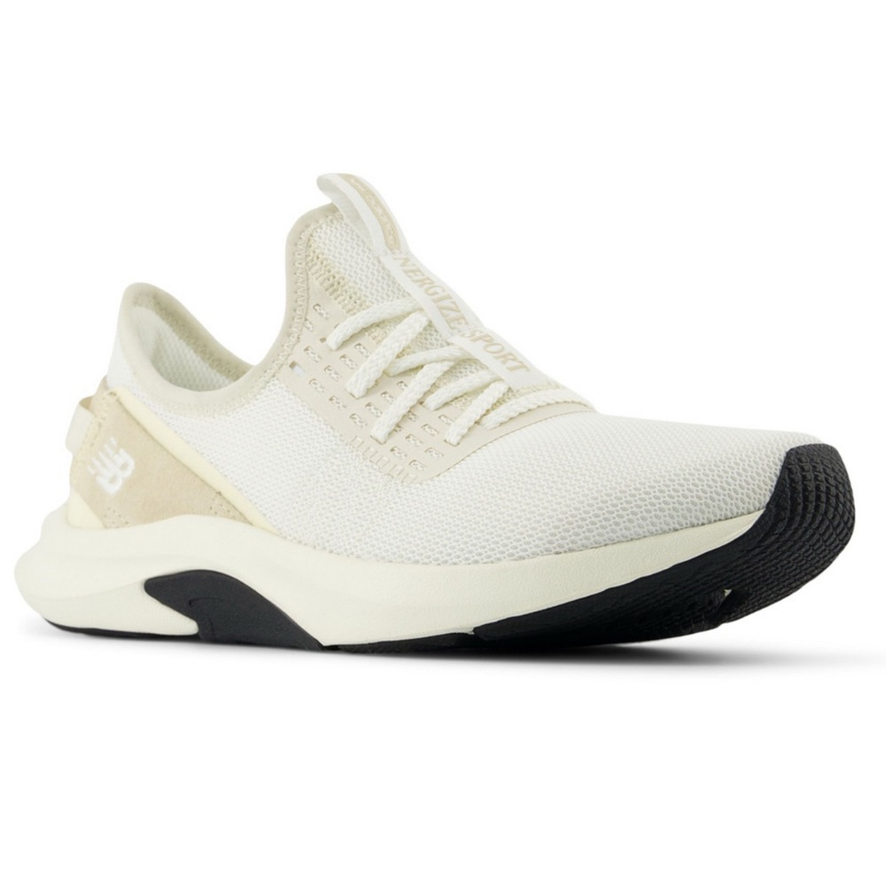 New Balance Cream and Black Athletic Shoes